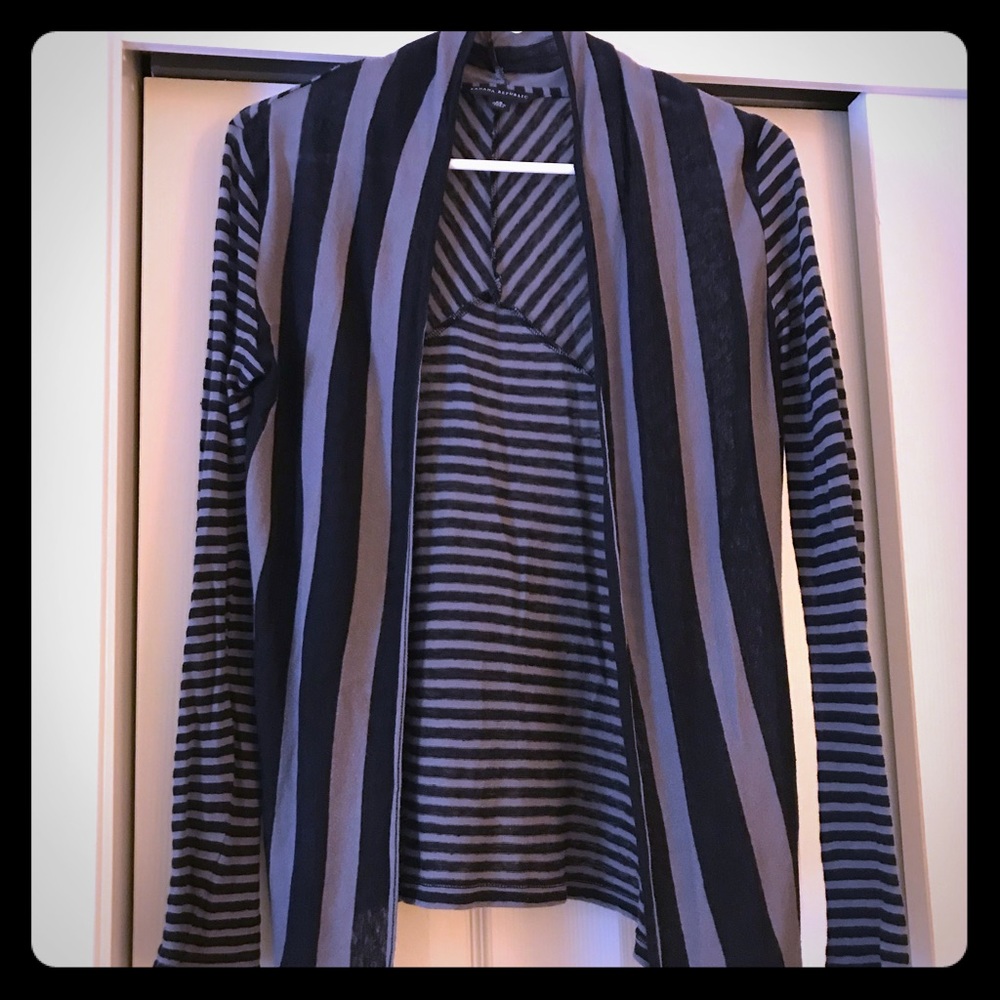 Banana Republic Navy/Grey Size XS open top